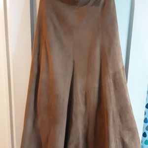 SPECTACULAR  Vintage Suede Skirt BOHO Kate Hudson